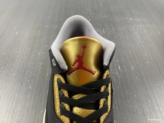 Reps LUCY WMNS Air Gold 3 Jordan Black CK9246-067 0726